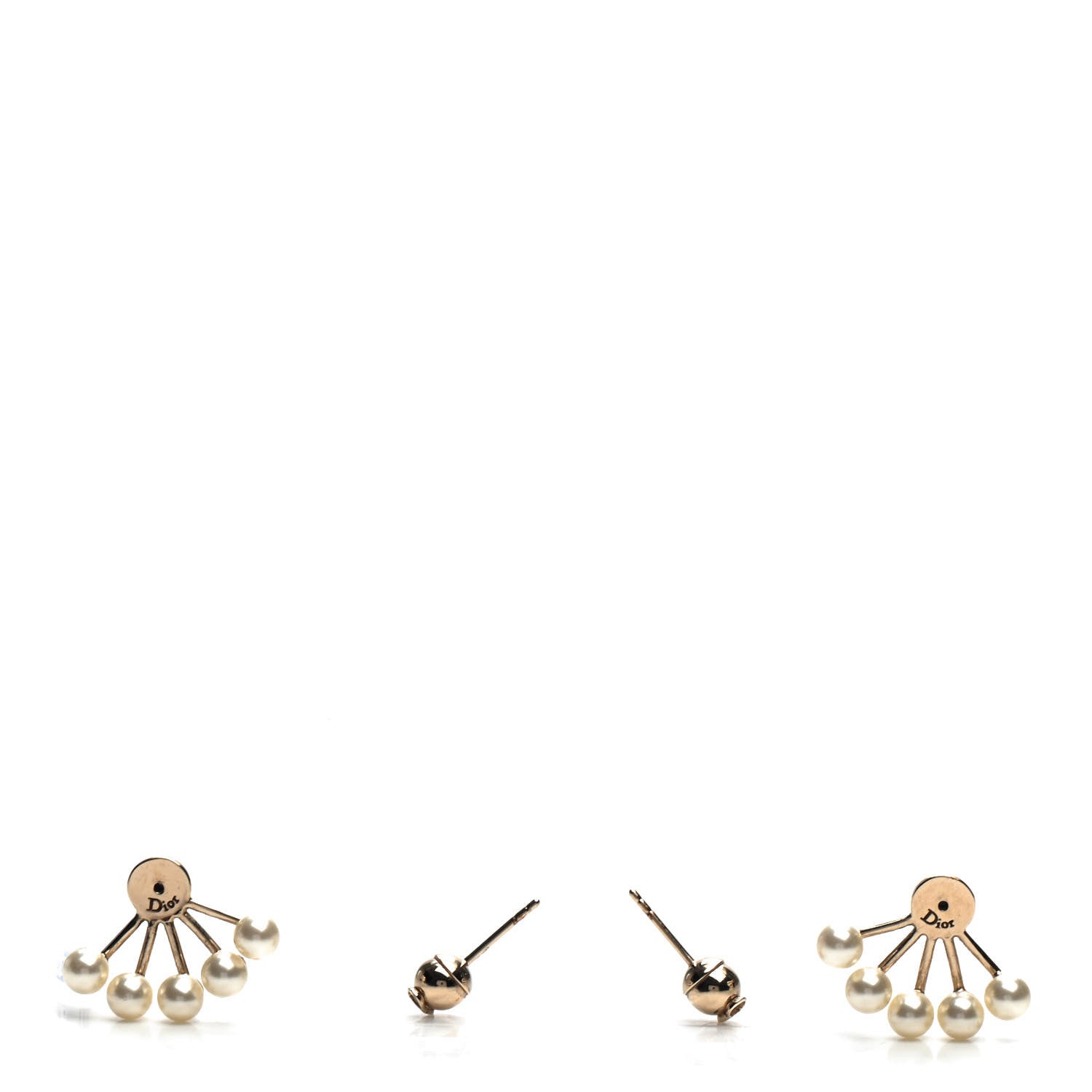 Christian Dior Pearl La Peite Tribale Earrings 3 of 4