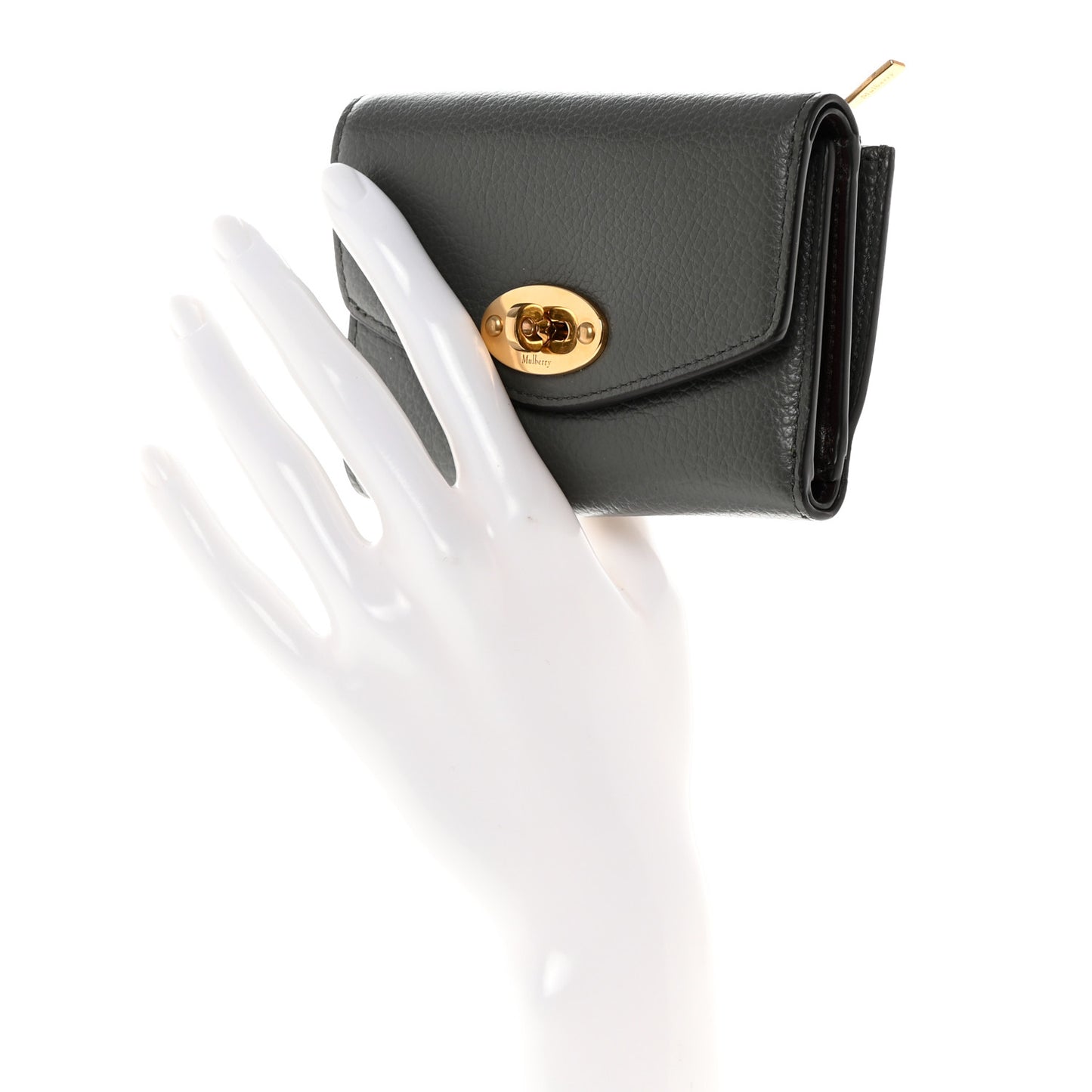 Classic Grain Small Darley Wallet Charcoal