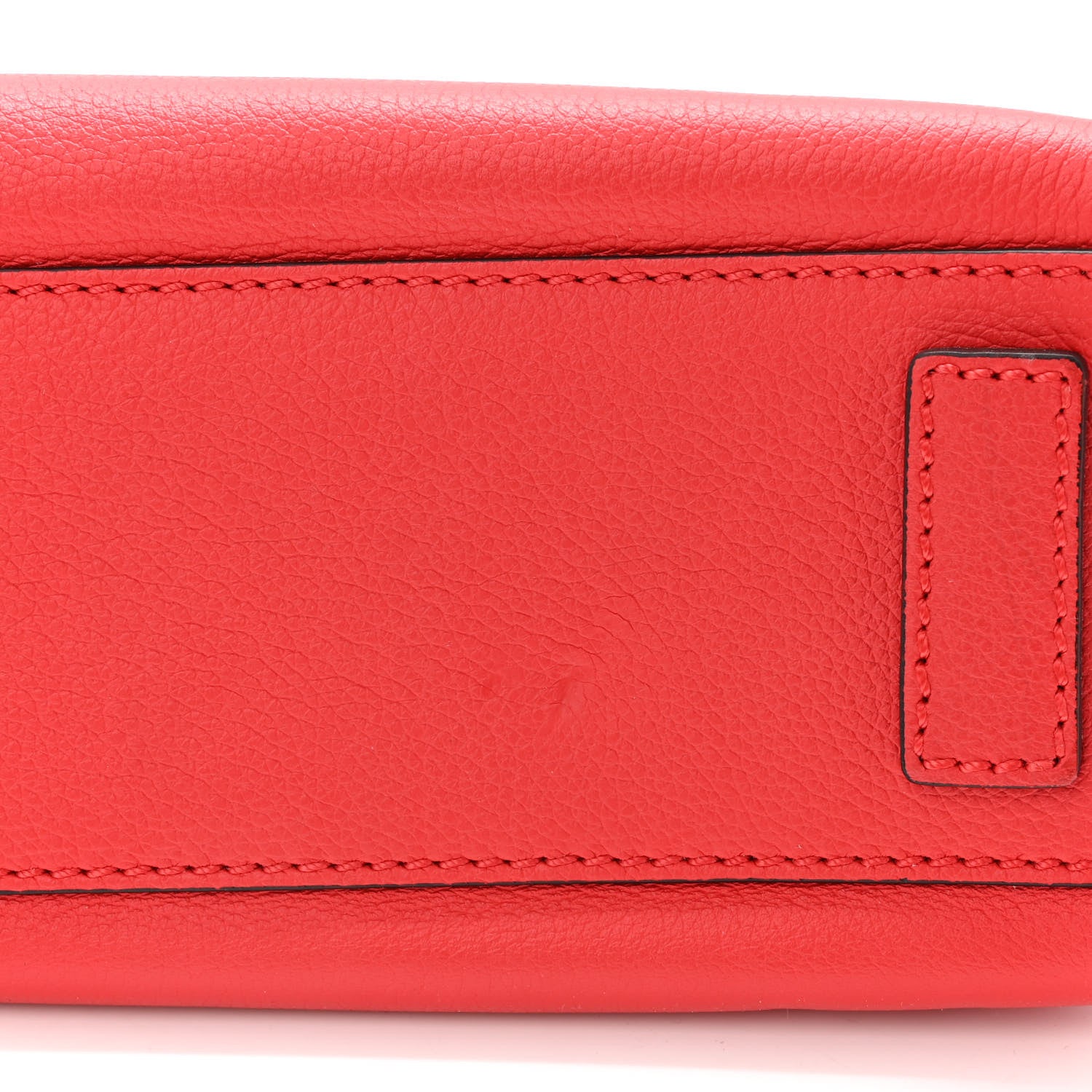 Versace Grained Calfskin Medusa Small Top Handle Handbag Red 11 of 12