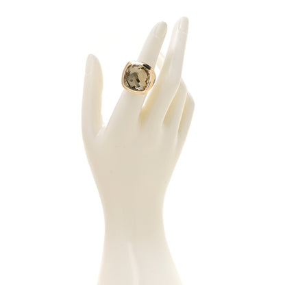 David Yurman Sterling Silver 18K Yellow Gold Citrine 20mm Albion Statement Ring 52 6 2 of 6