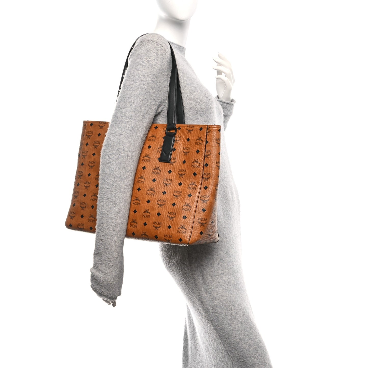 Visetos Large Klassik Tote Cognac