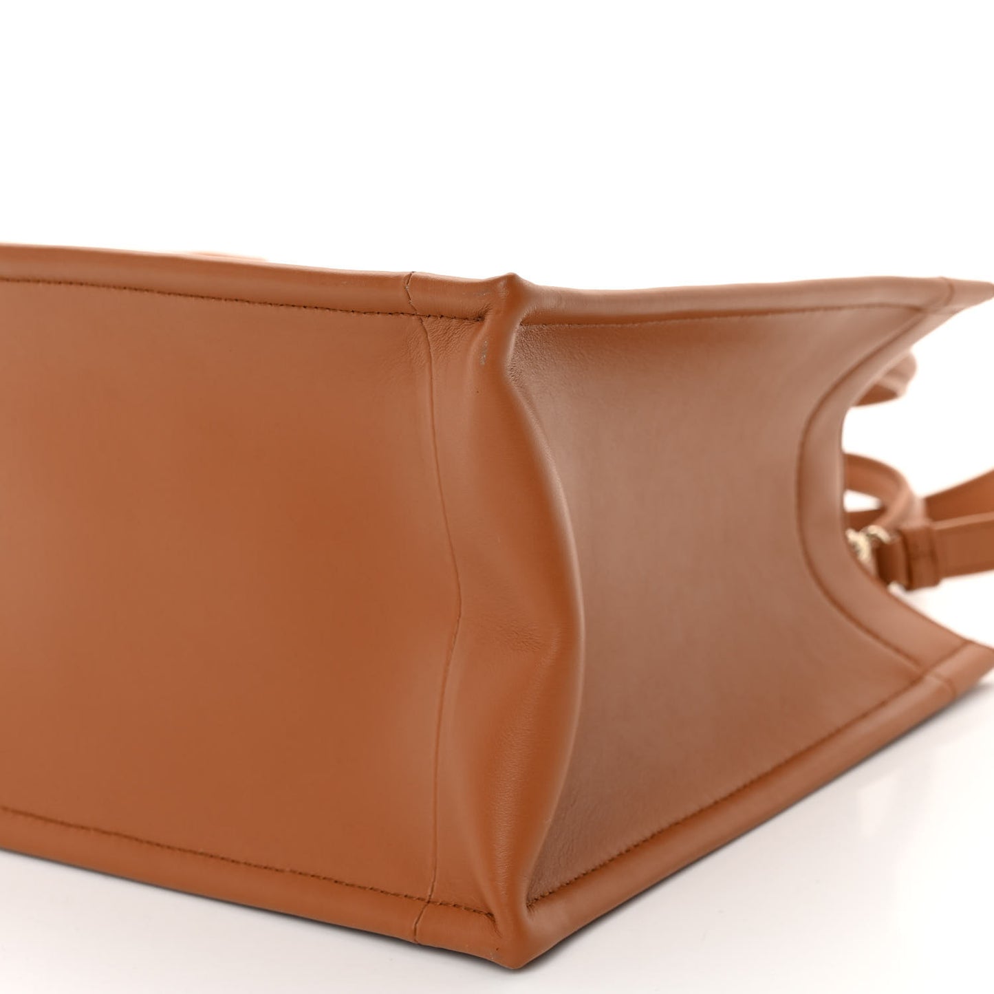 Raffia Macro Cannage Small Book Tote Natural
