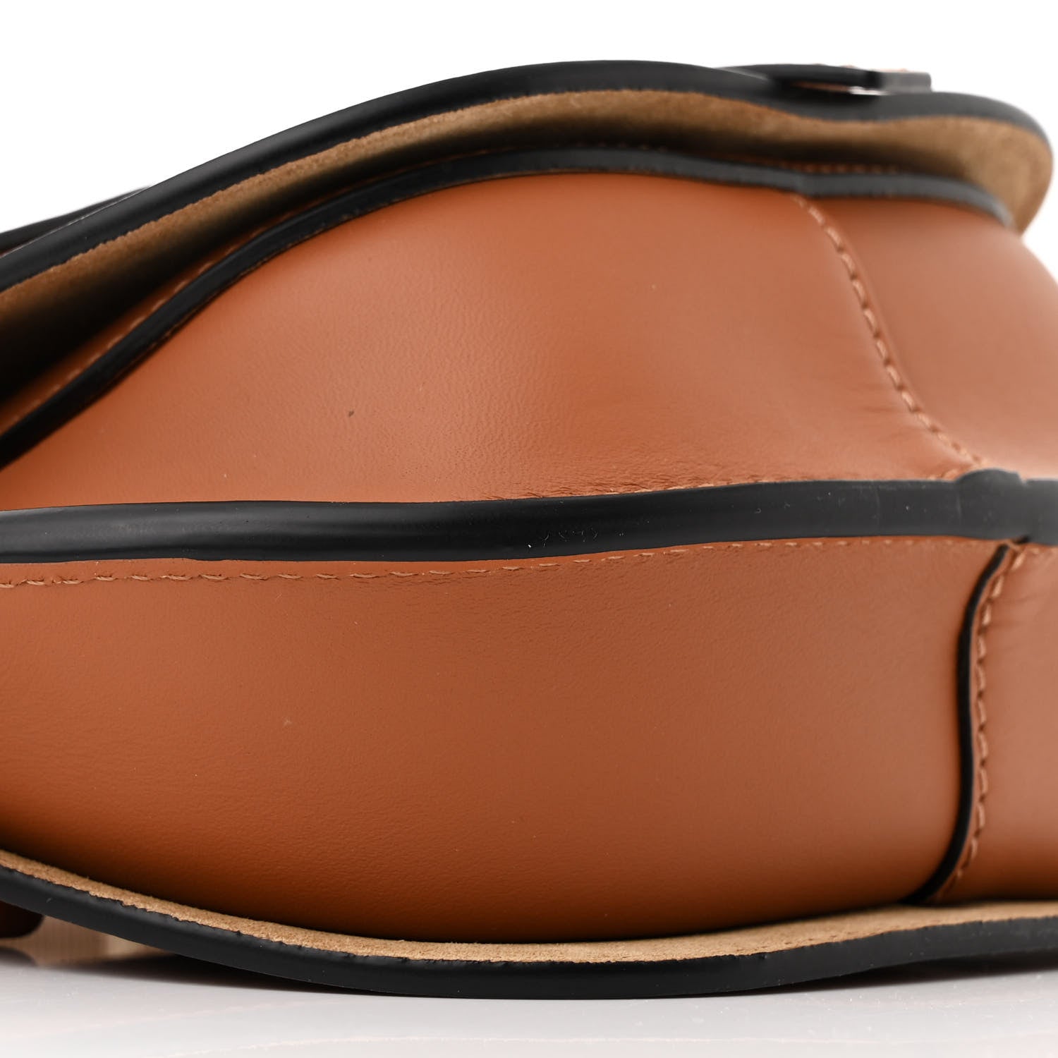 Loewe Calfskin Jacquard Mini Gate Dual Bag Tan 8 of 9
