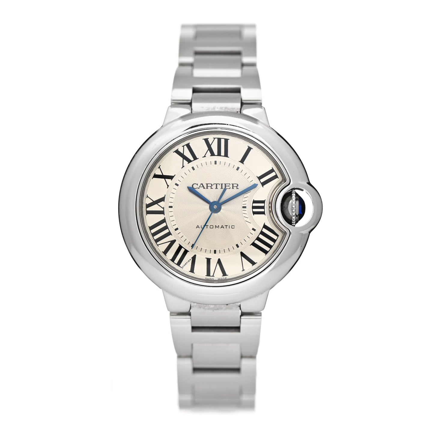 Stainless Steel 33mm Ballon Bleu De Cartier Automatic Watch