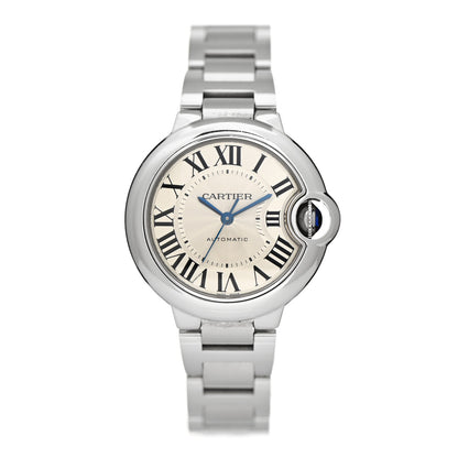 Cartier Stainless Steel 33mm Ballon Bleu De Cartier Automatic Watch 1 of 5