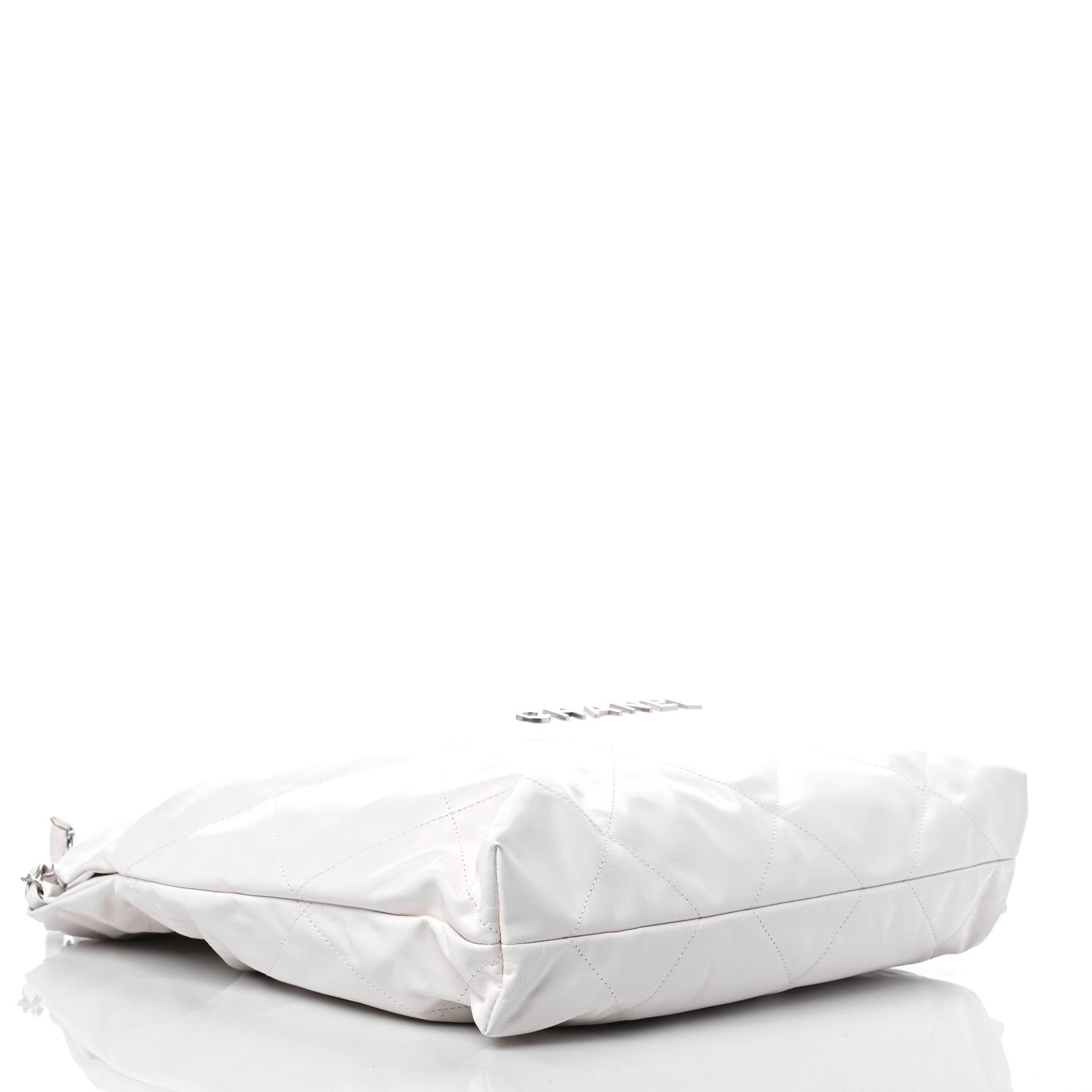 Chanel Shiny Calfskin Quilted Chanel 22 White 3 of 7