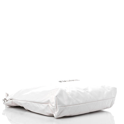 Chanel Shiny Calfskin Quilted Chanel 22 White 3 of 7