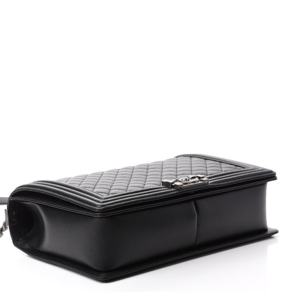 Chanel Caviar Quilted Large Boy Flap Black 5 of 12