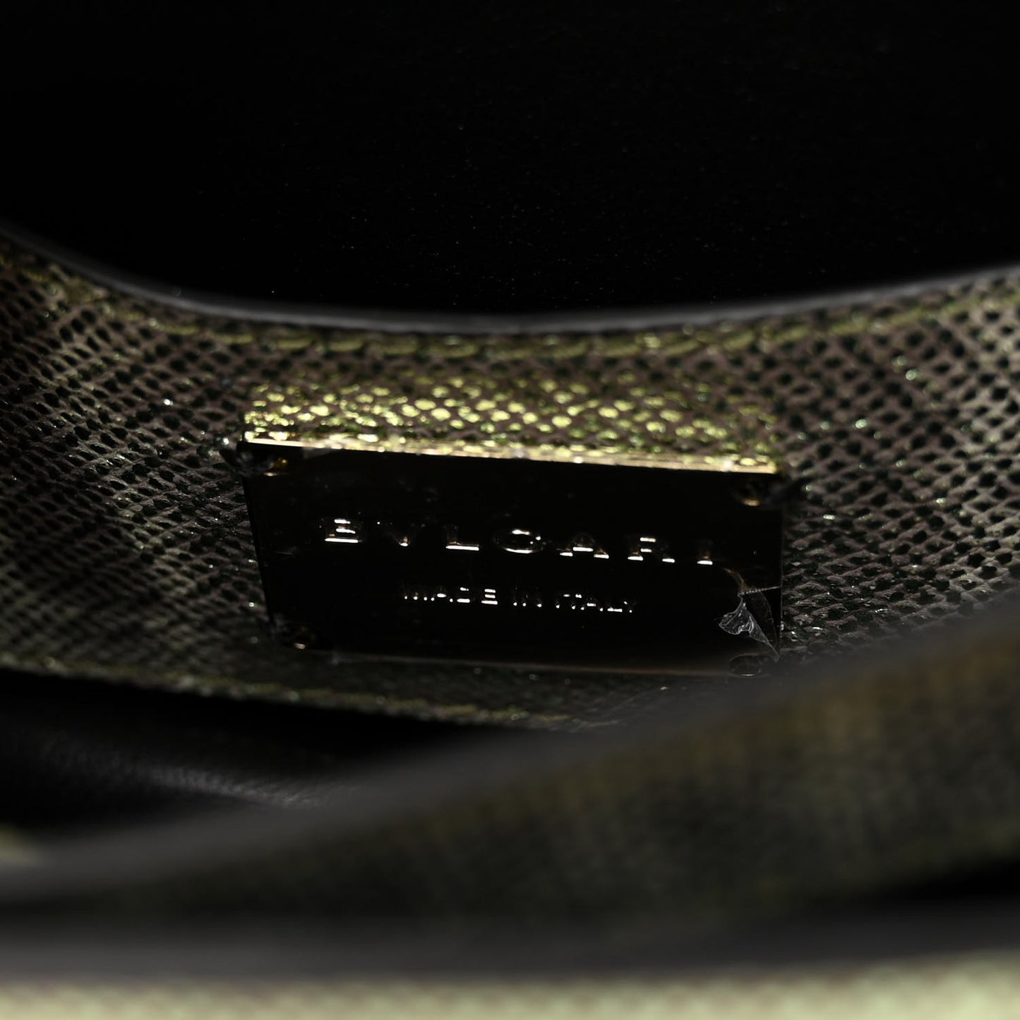 Metallic Karung Serpenti Forever Crossbody Mint