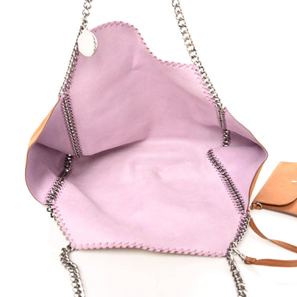 Stella McCartney Shaggy Deer Falabella Reversible Tote Brown Pink 13 of 15