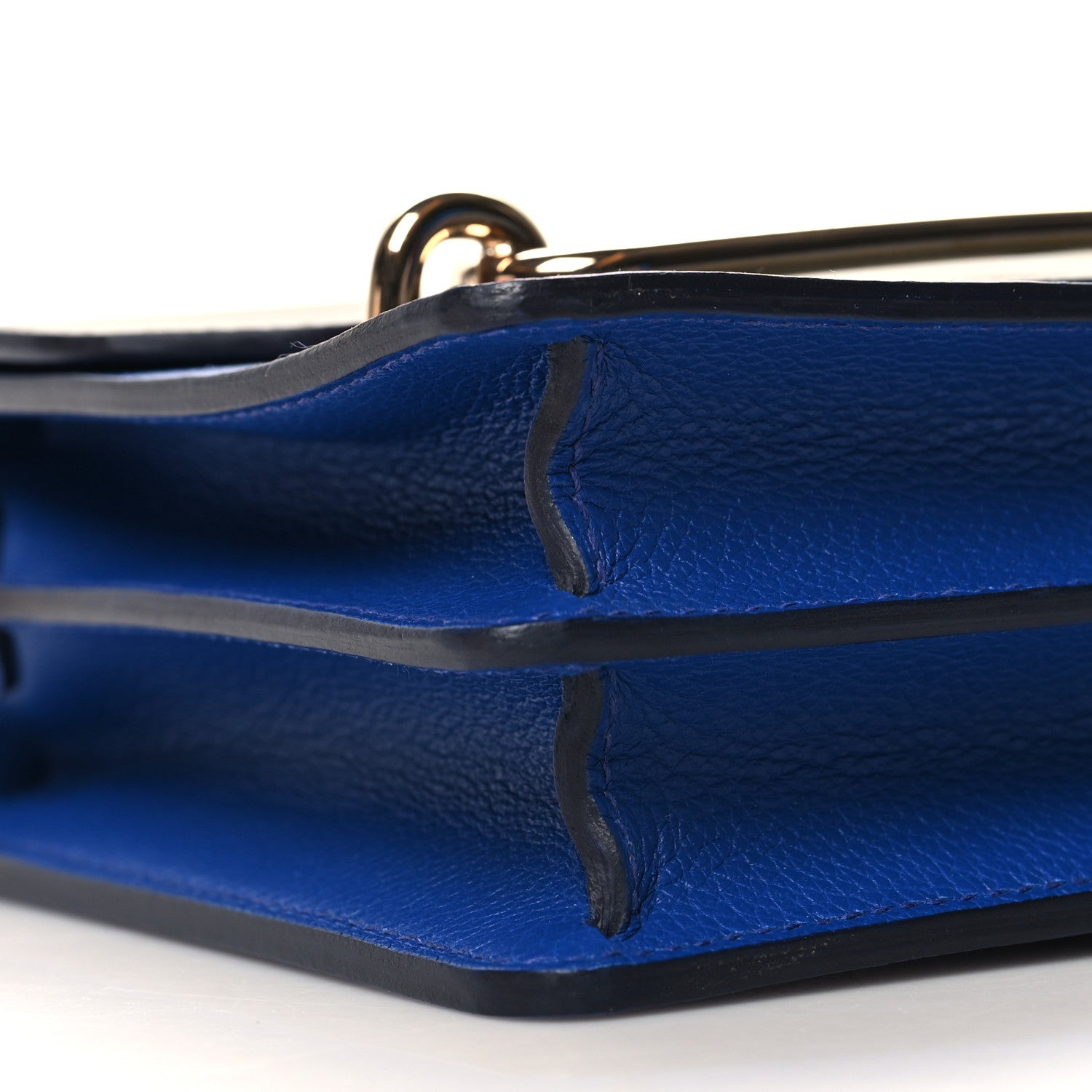 Hermes Evercolor Mini Sac Roulis Gris Meyer Bleu Royal 9 of 10