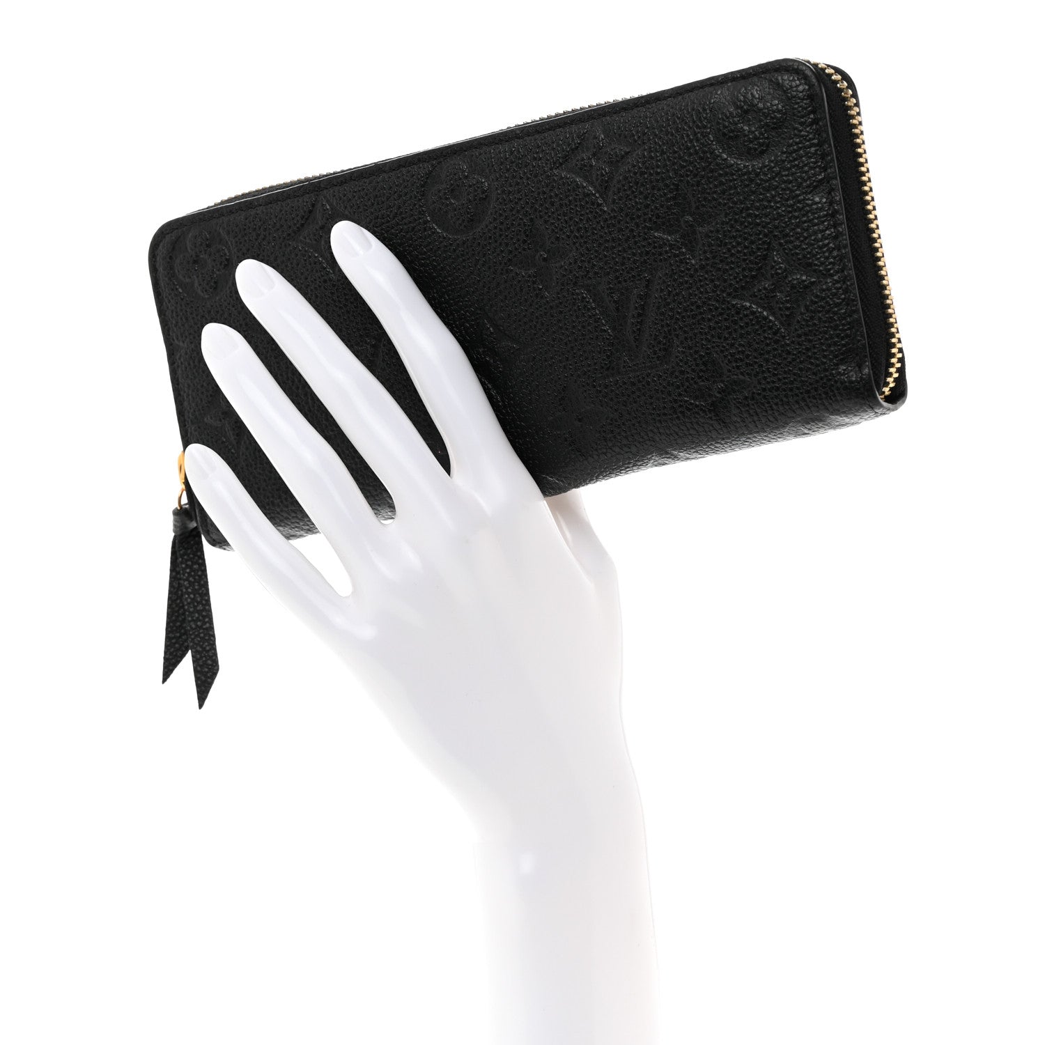 Louis Vuitton Empreinte Clemence Wallet Black 2 of 7