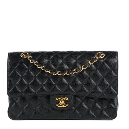 Chanel Caviar Quilted Medium Double Flap Black 1 of 8