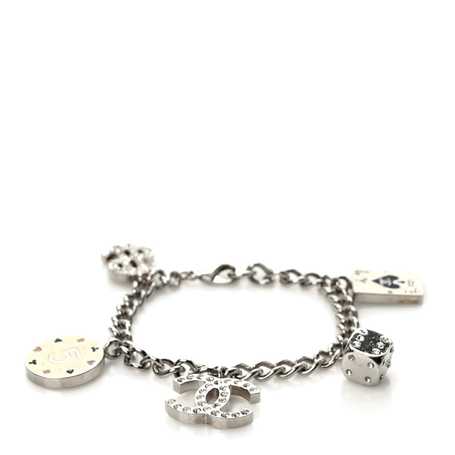 Crystal Wynn Exclusive Lucky Charm Bracelet Silver
