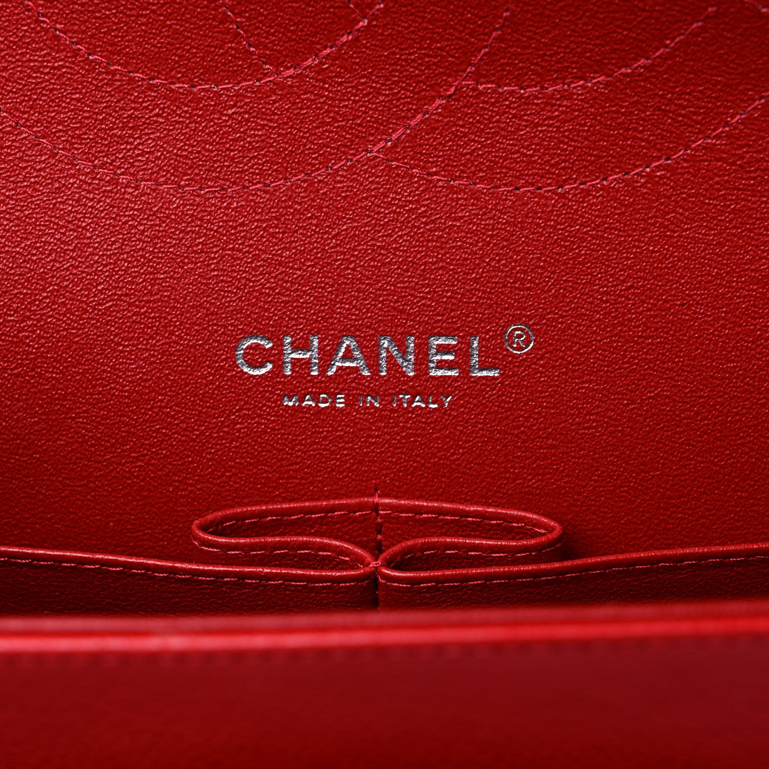 Chanel Caviar Quilted Jumbo Double Flap Red 6 of 12