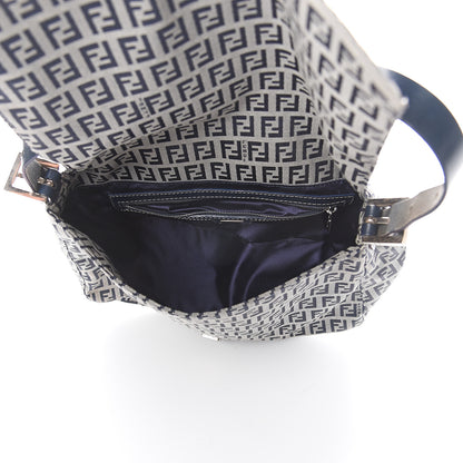Fendi Zucchino Mama Baguette Navy 4 of 8