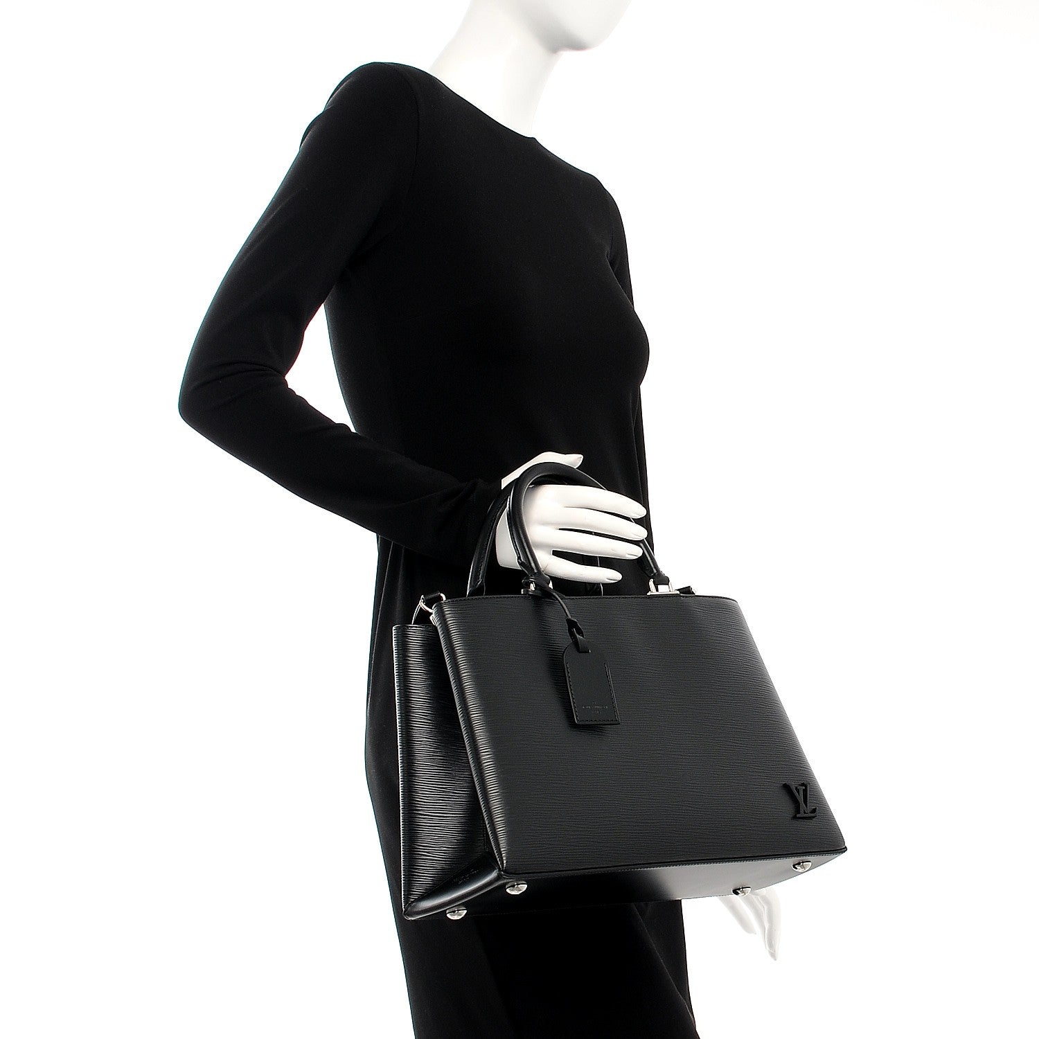Louis Vuitton Epi Kleber MM Black 3 of 8