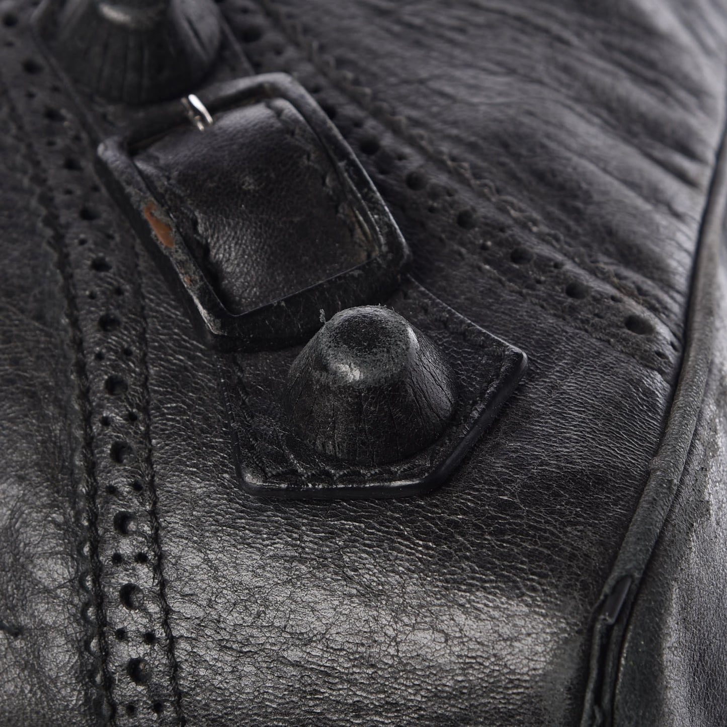 Agneau Giant Brogues Hardware Mid Day Black