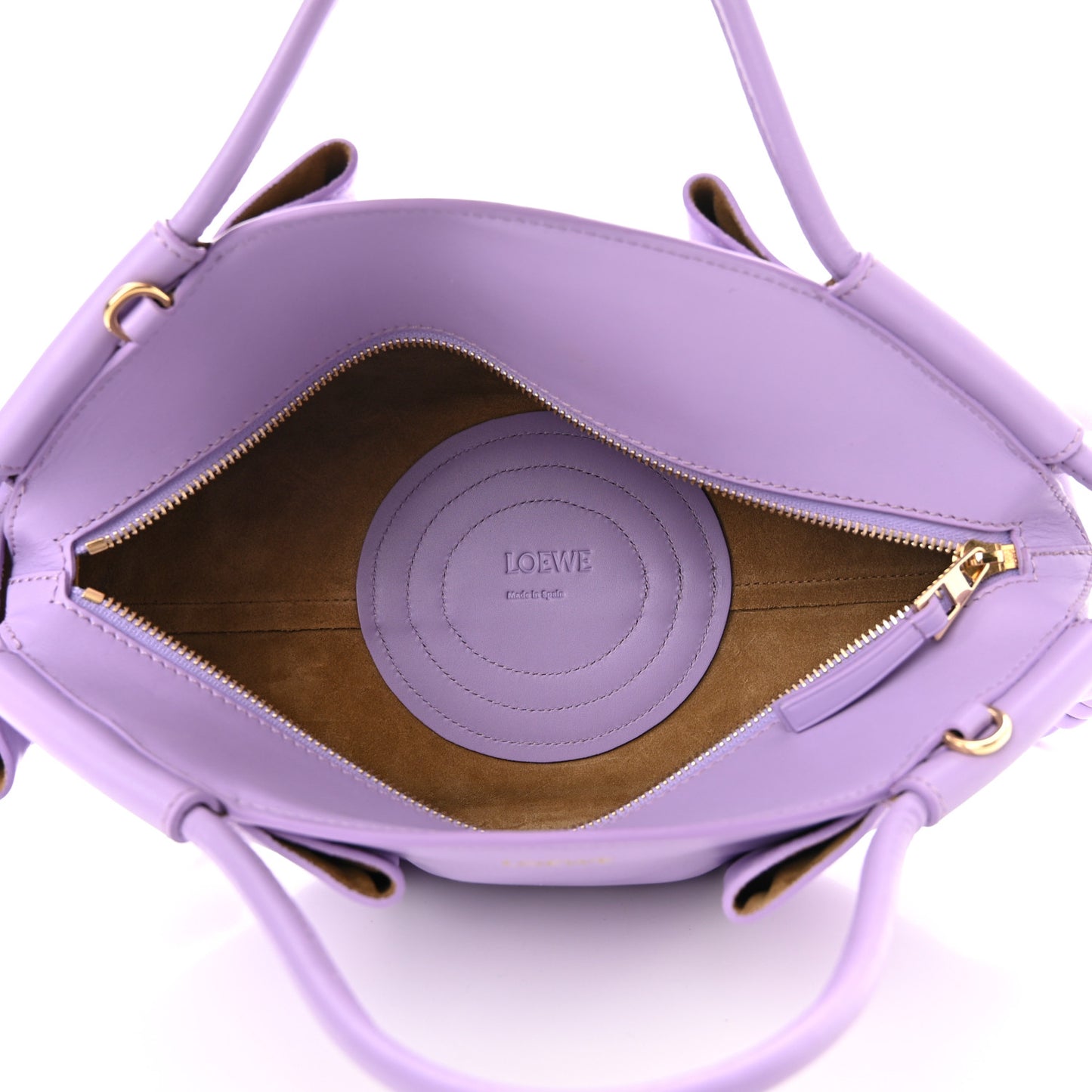 Shiny Nappa Calfskin Paseo Bag Light Mauve