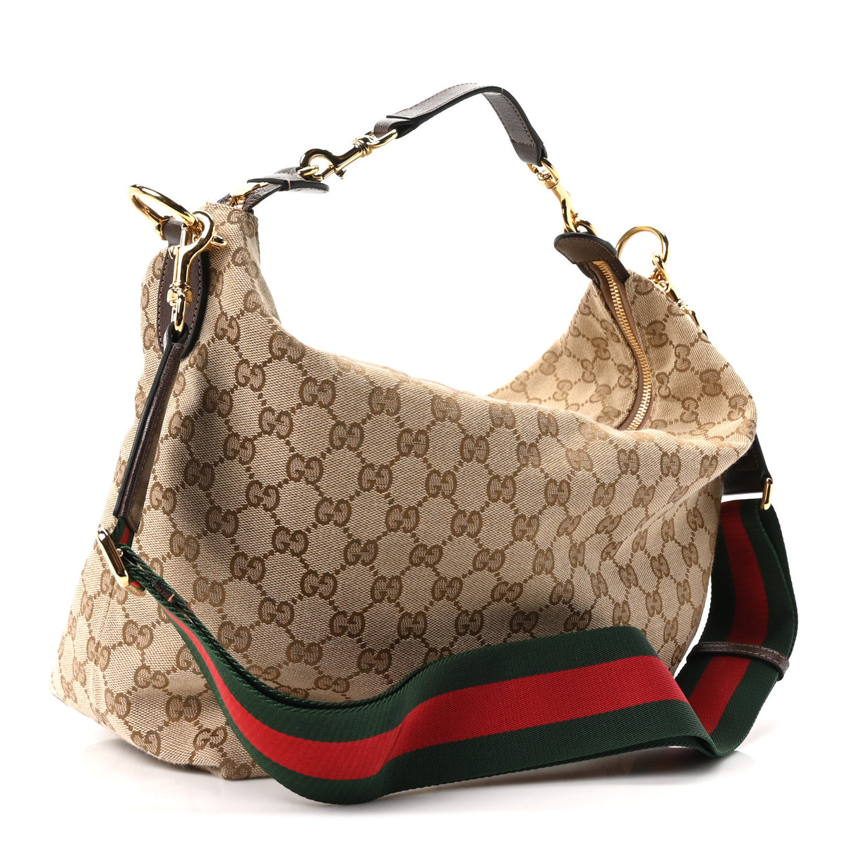 Gucci GG Monogram Brera Medium Crossbody Sand Brown 3 of 10