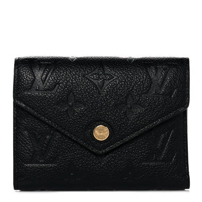 Louis Vuitton Empreinte Victorine Wallet Black 1 of 10