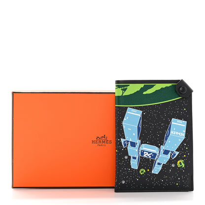 Hermes Swift Hermes Odyssey Tarmac Passport Holder Bleu Indigo 9 of 9