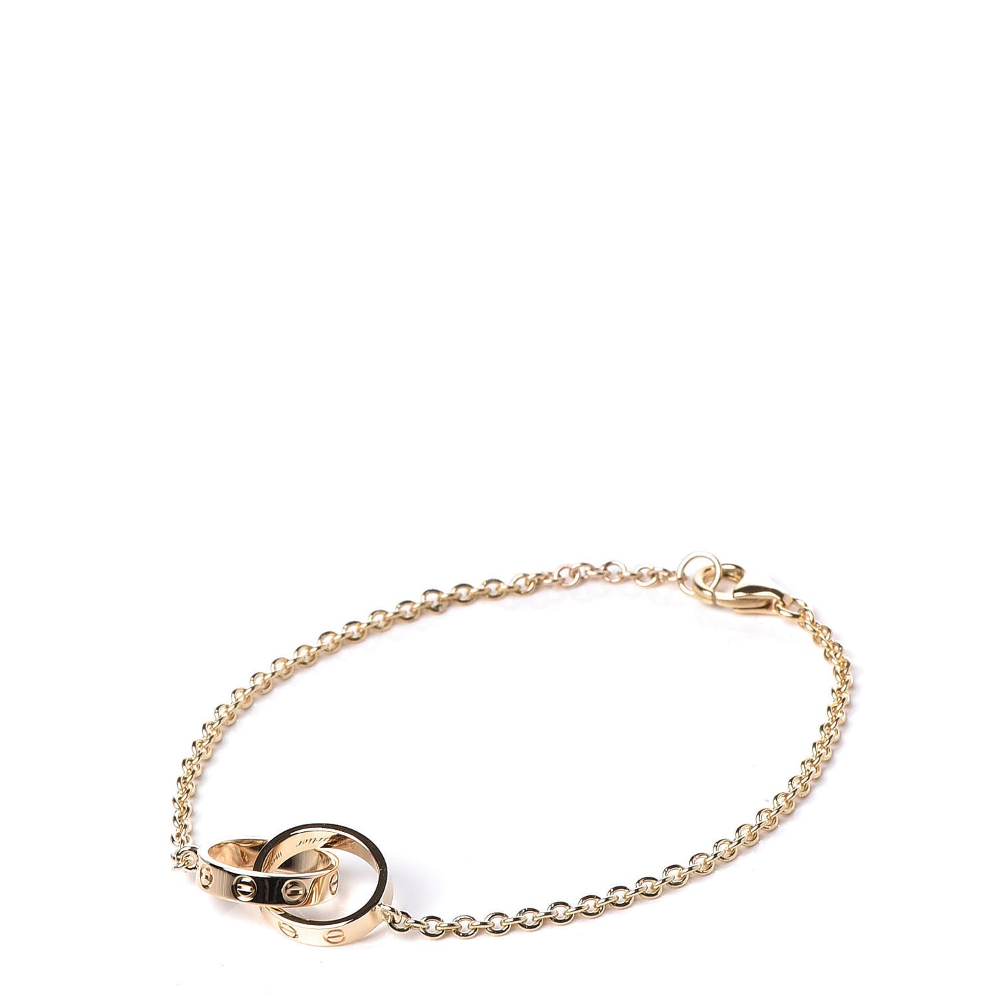 18K Yellow Gold Interlocking LOVE Bracelet