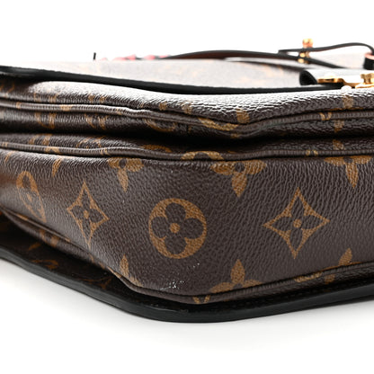 Louis Vuitton Monogram Braided Pochette Metis Coquelicot 7 of 8
