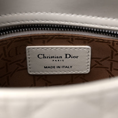 Christian Dior Lambskin Cannage Small My ABCDior Lady Dior White 5 of 8