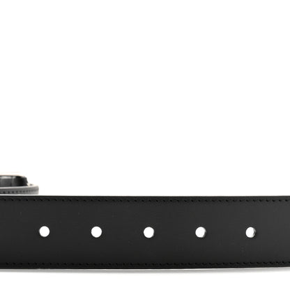Louis Vuitton Calfskin 35mm Pont Neuf Belt 95 38 Black 3 of 6
