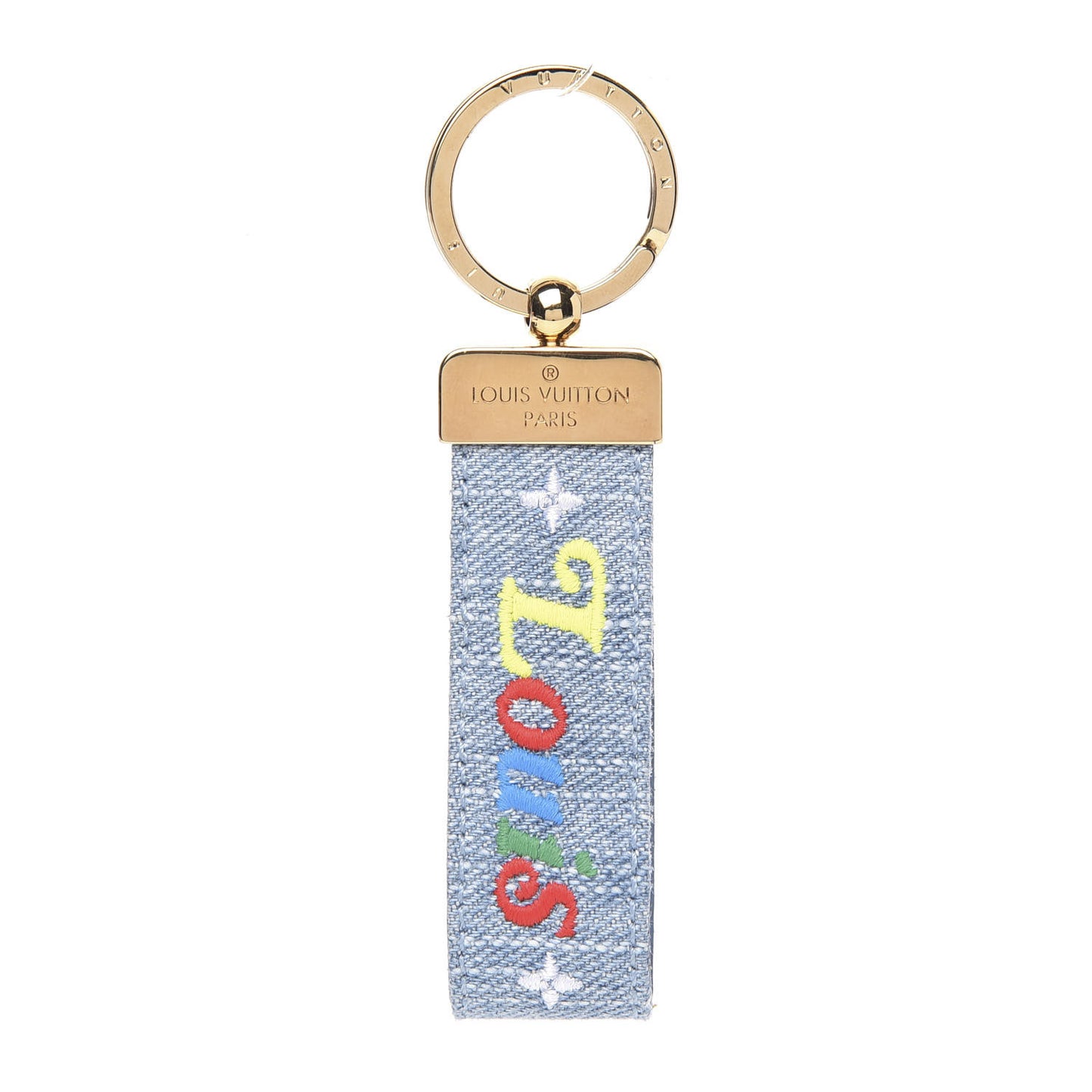 Denim New Wave Dragonne Key Holder