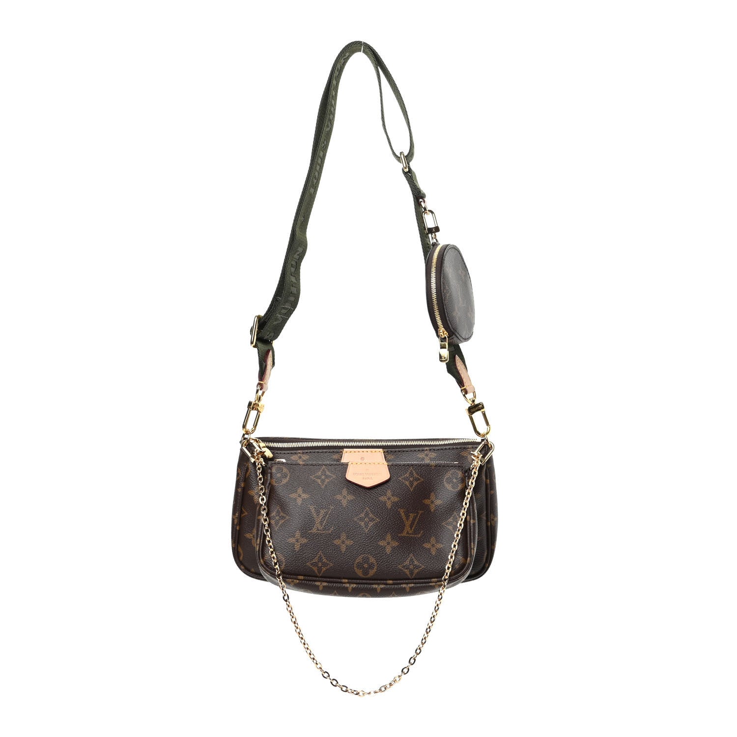 Louis Vuitton Monogram Multi Pochette Accessories Kaki 1 of 11