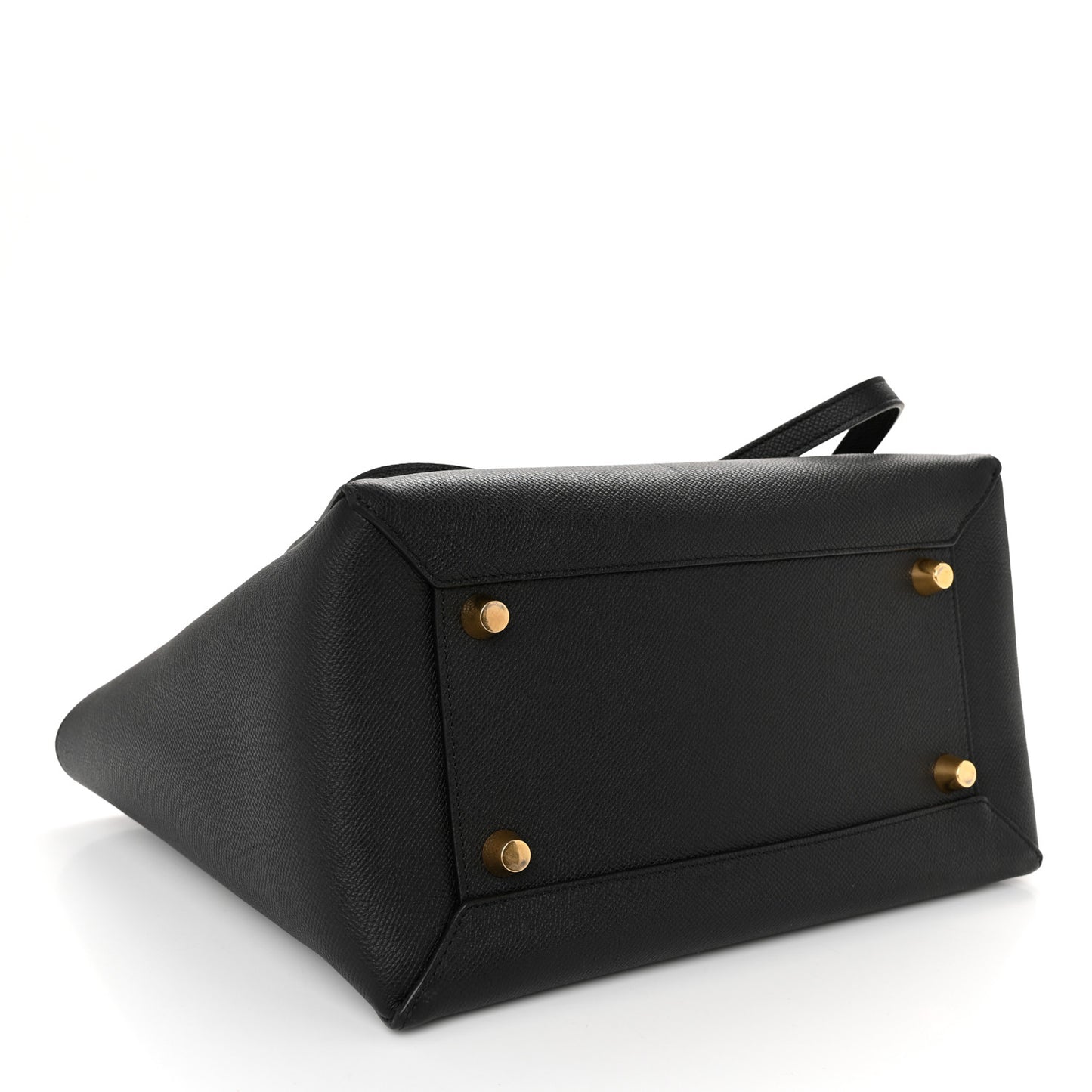 Grained Calfskin Mini Belt Bag Black