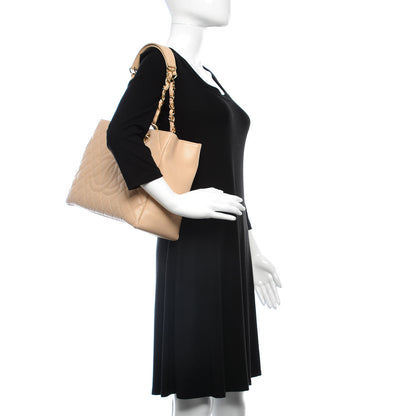 Chanel Caviar Quilted Grand Shopping Tote GST Beige Clair 2 of 15