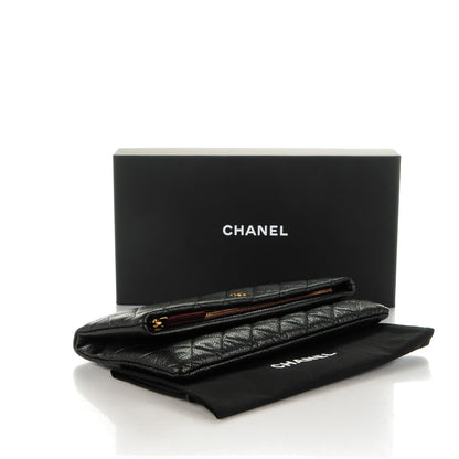 Chanel Caviar Quilted CC Beauty Clutch Black 4 of 5