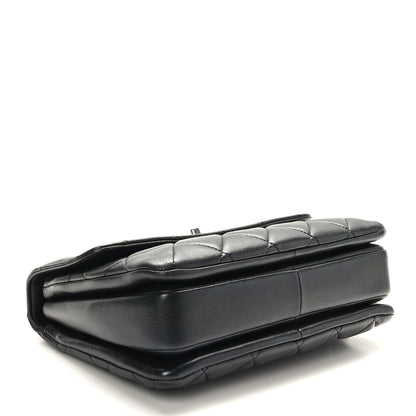 Chanel Lambskin Quilted Small Trendy CC Dual Handle Flap Bag Black 4 of 11