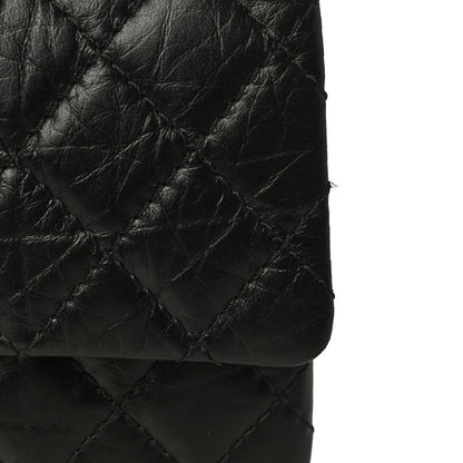 Chanel Aged Calfskin Quilted 2.55 Reissue 225 Flap Black 12 of 15