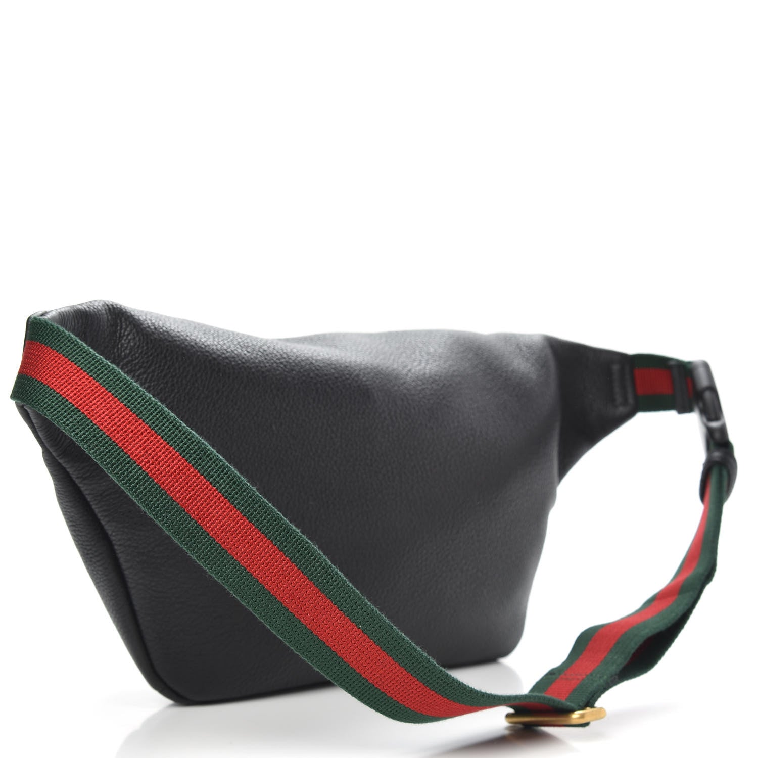 Gucci Grained Calfskin Logo Belt Bag Black 3 of 9