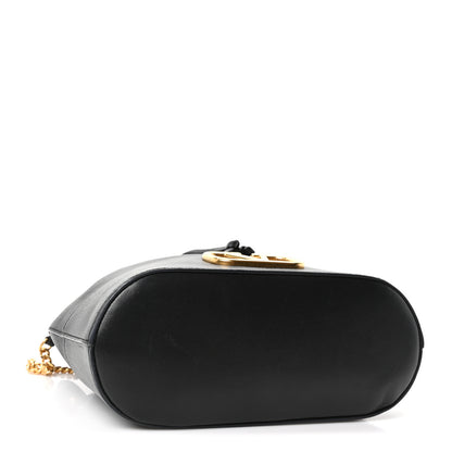 Valentino Garavani Nappa Mini VLogo Signature Chain Bucket Bag Black 4 of 9