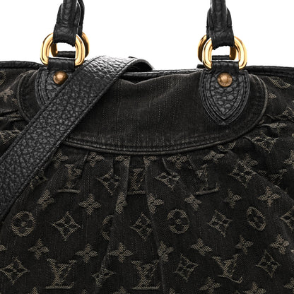 Louis Vuitton Denim Neo Cabby MM Black 7 of 22