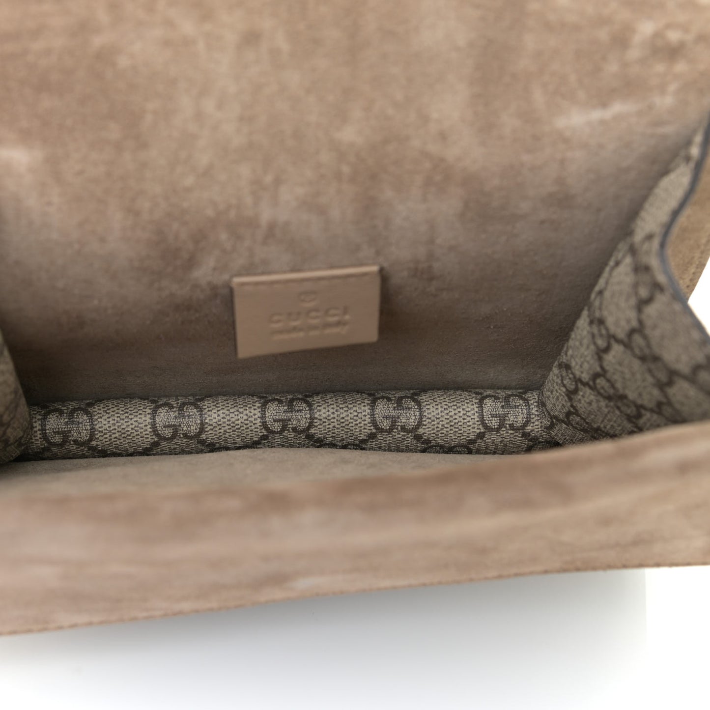 GG Supreme Monogram Mini Dionysus Shoulder Bag Taupe
