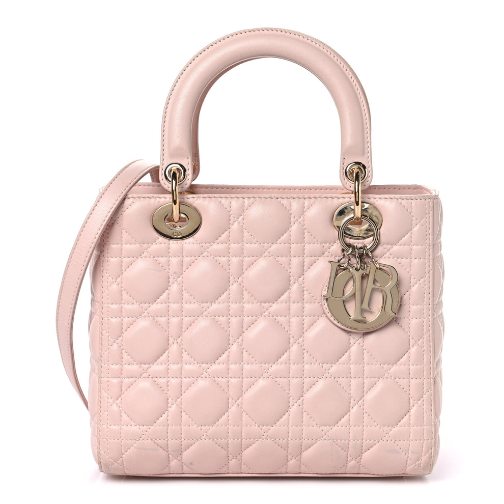 Patent Cannage Medium Lady Dior Light Pink main image 0