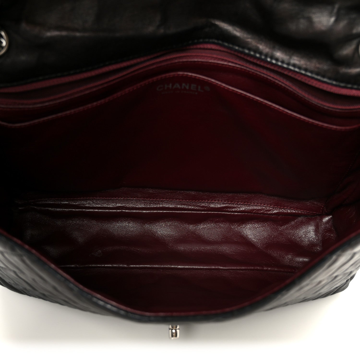 Chanel Washed Lambskin Quilted Maxi Single Flap Black 5 of 15