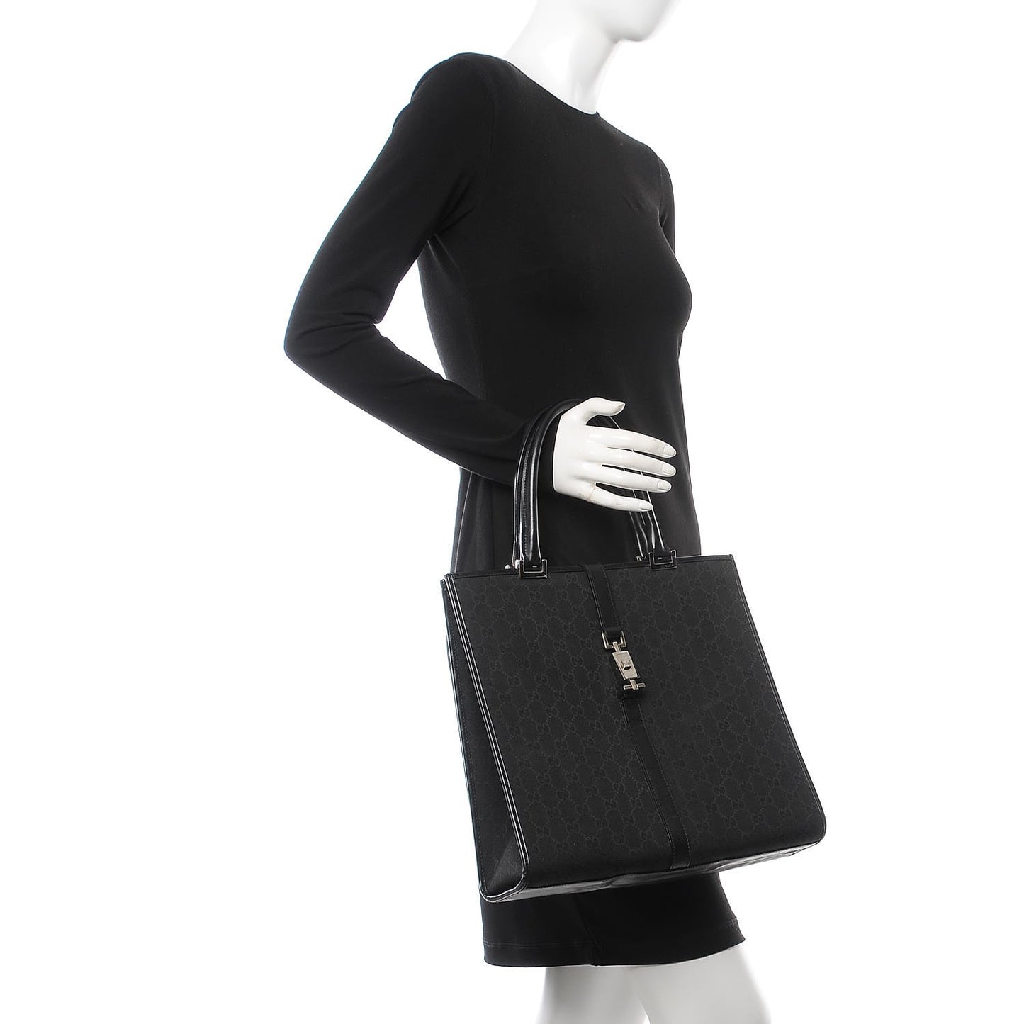 Monogram Bardot Bag Black