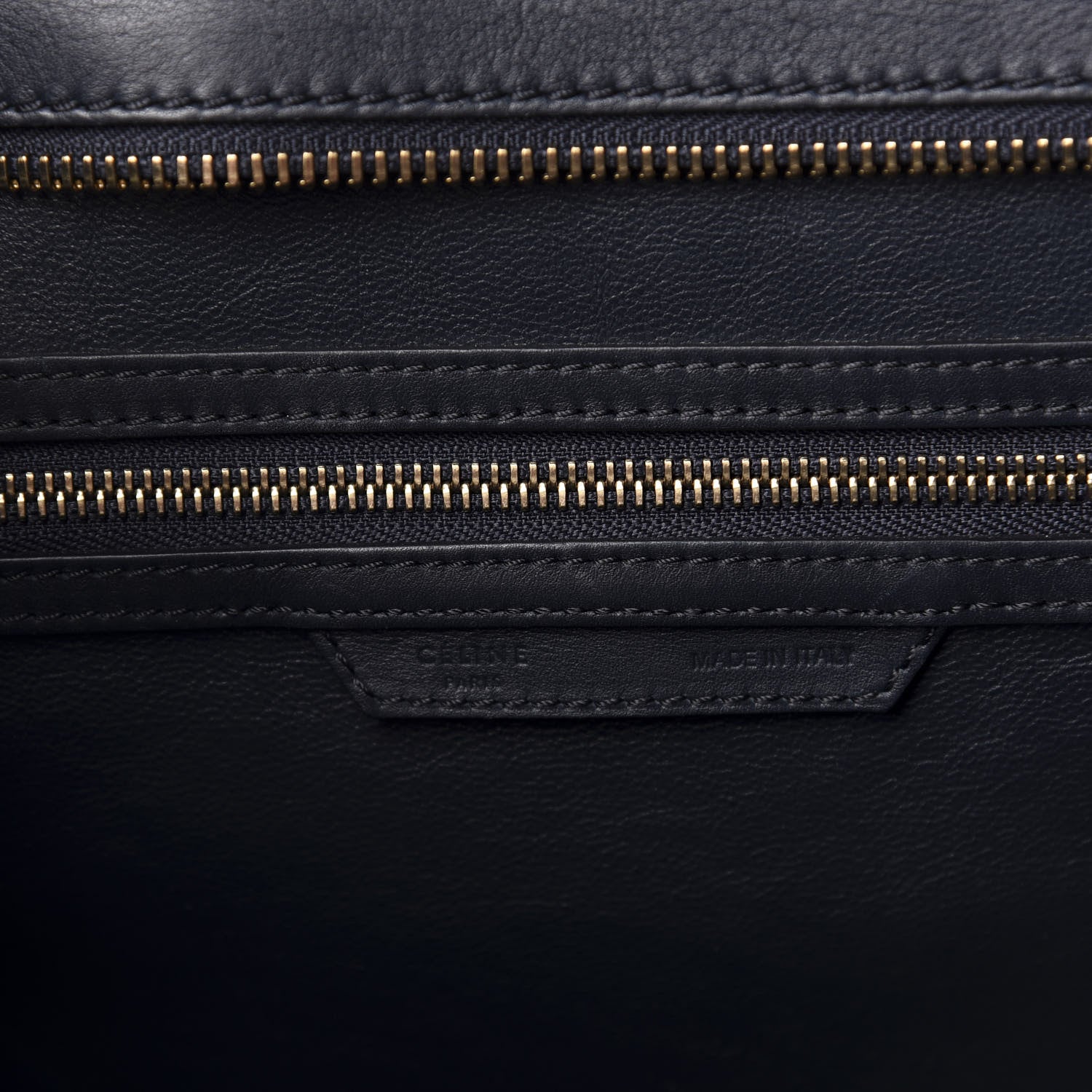 Celine Smooth Calfskin Mini Luggage Navy Blue 8 of 11