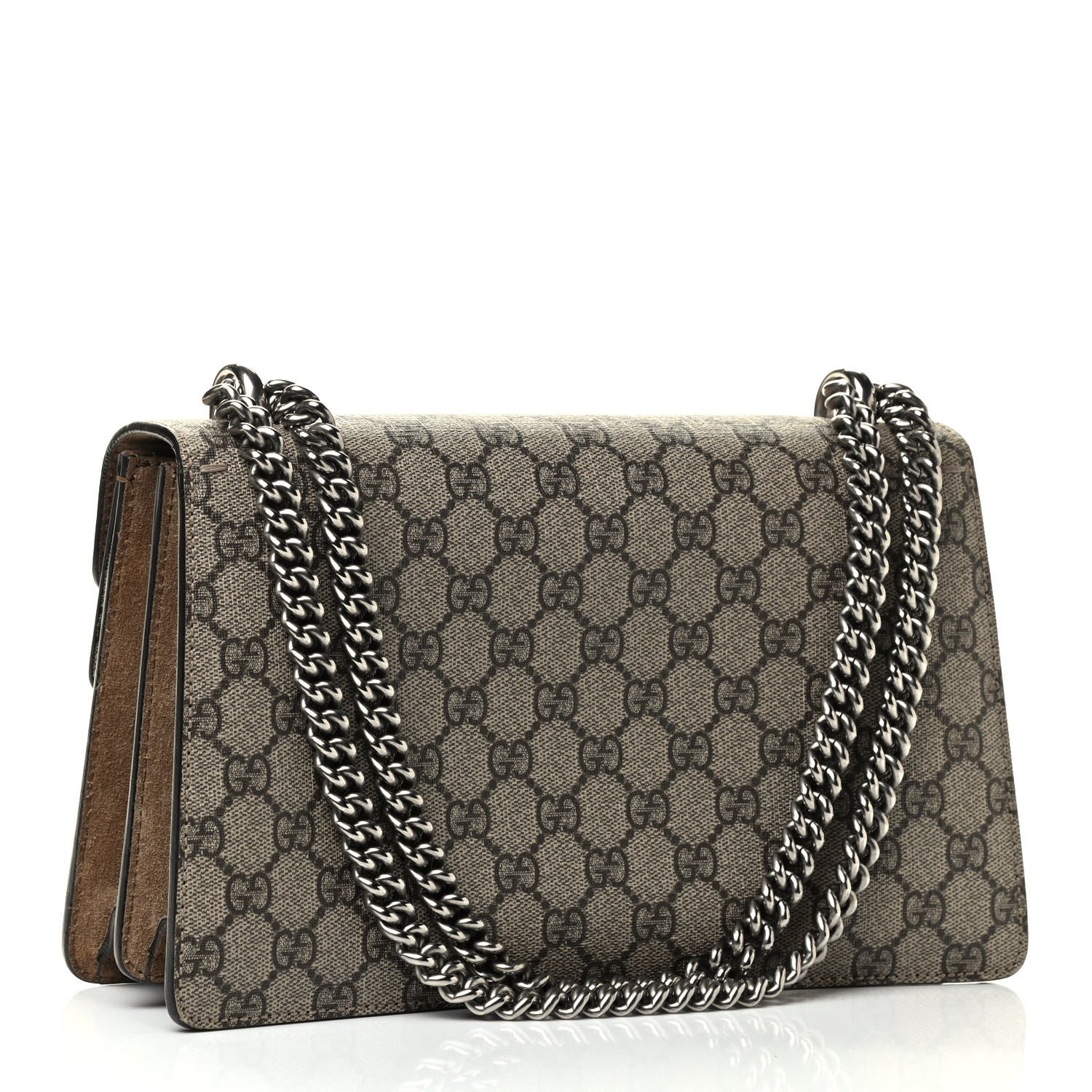 Gucci GG Supreme Monogram Small Dionysus Shoulder Bag Taupe 3 of 9
