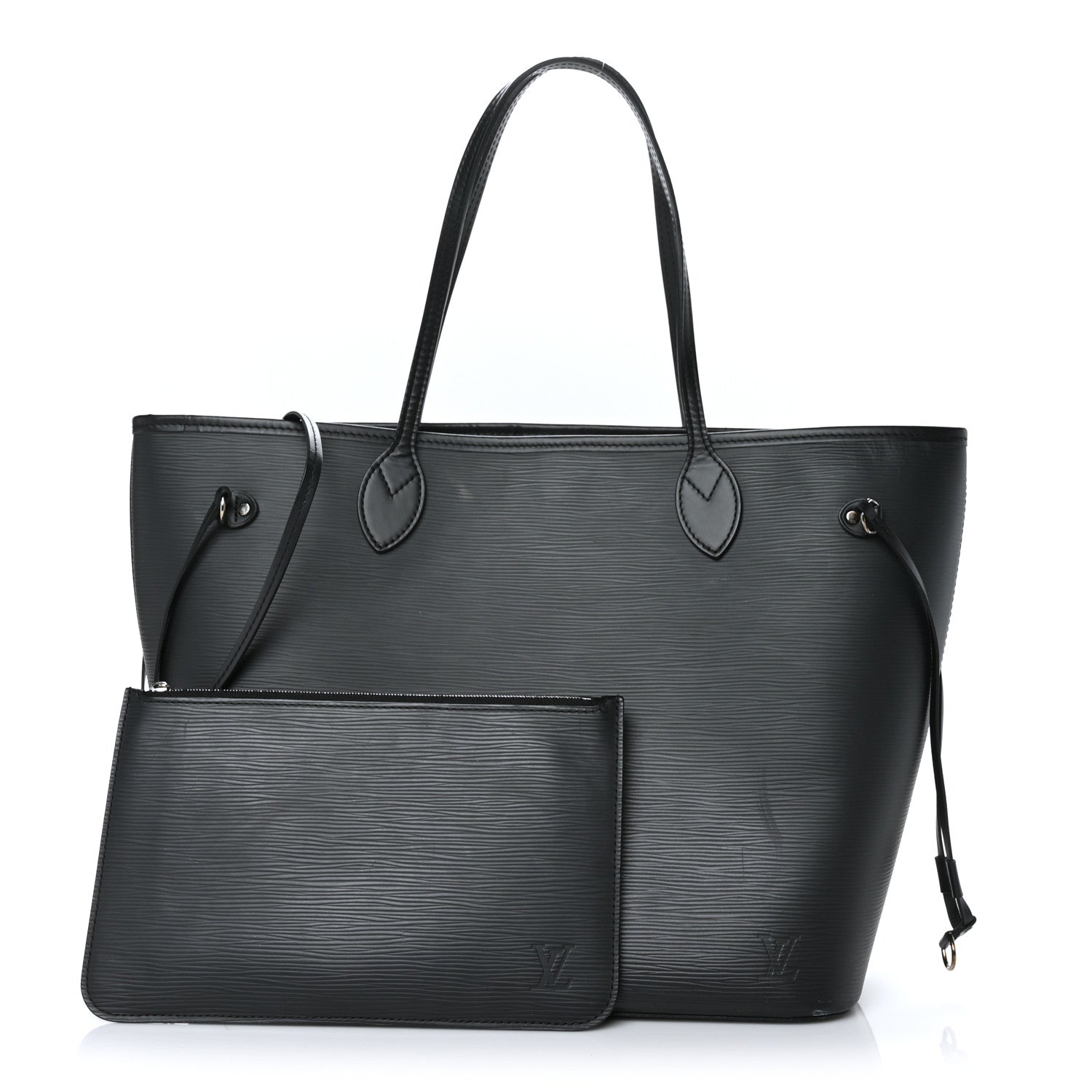 Louis Vuitton Epi Neverfull MM Black 3 of 11