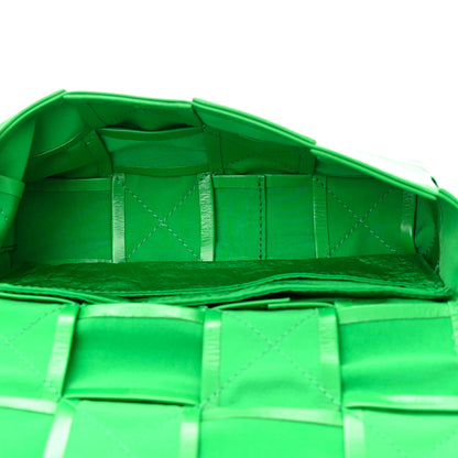 Bottega Veneta Paper Calfskin Intreccio Cassette Belt Bag Parakeet 5 of 13