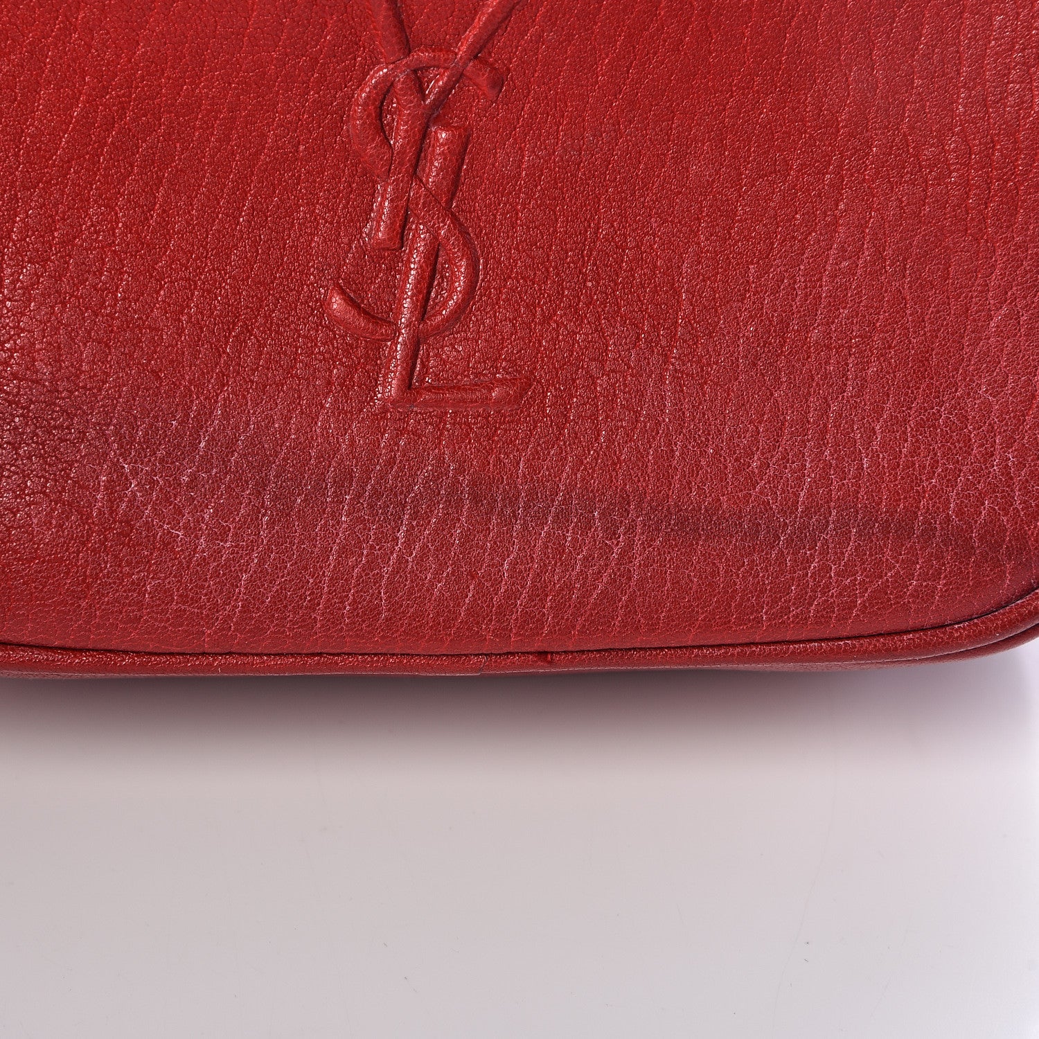 Saint Laurent Lambskin Lou Belt Bag Red 12 of 12