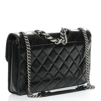 Chanel Calfskin Quilted Large Perfect Edge Flap Black 3 of 7
